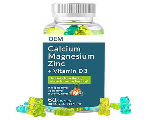 Calcium Magnesium Zinc Vitamin D3 Supplement Oem Dietary Supplement Manufacturer