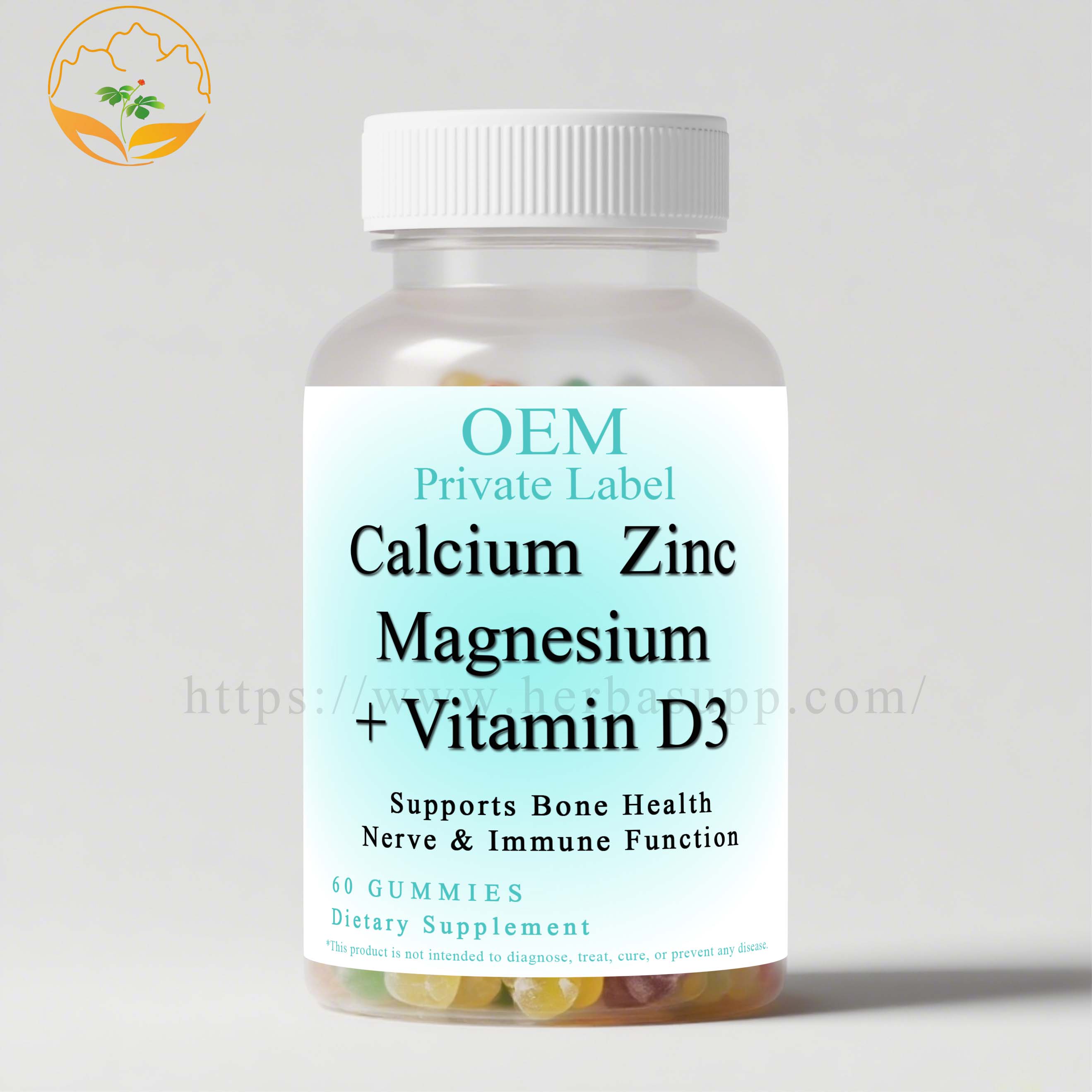 Calcium Magnesium Zinc Vitamin D3 Supplement Oem Manufacturer