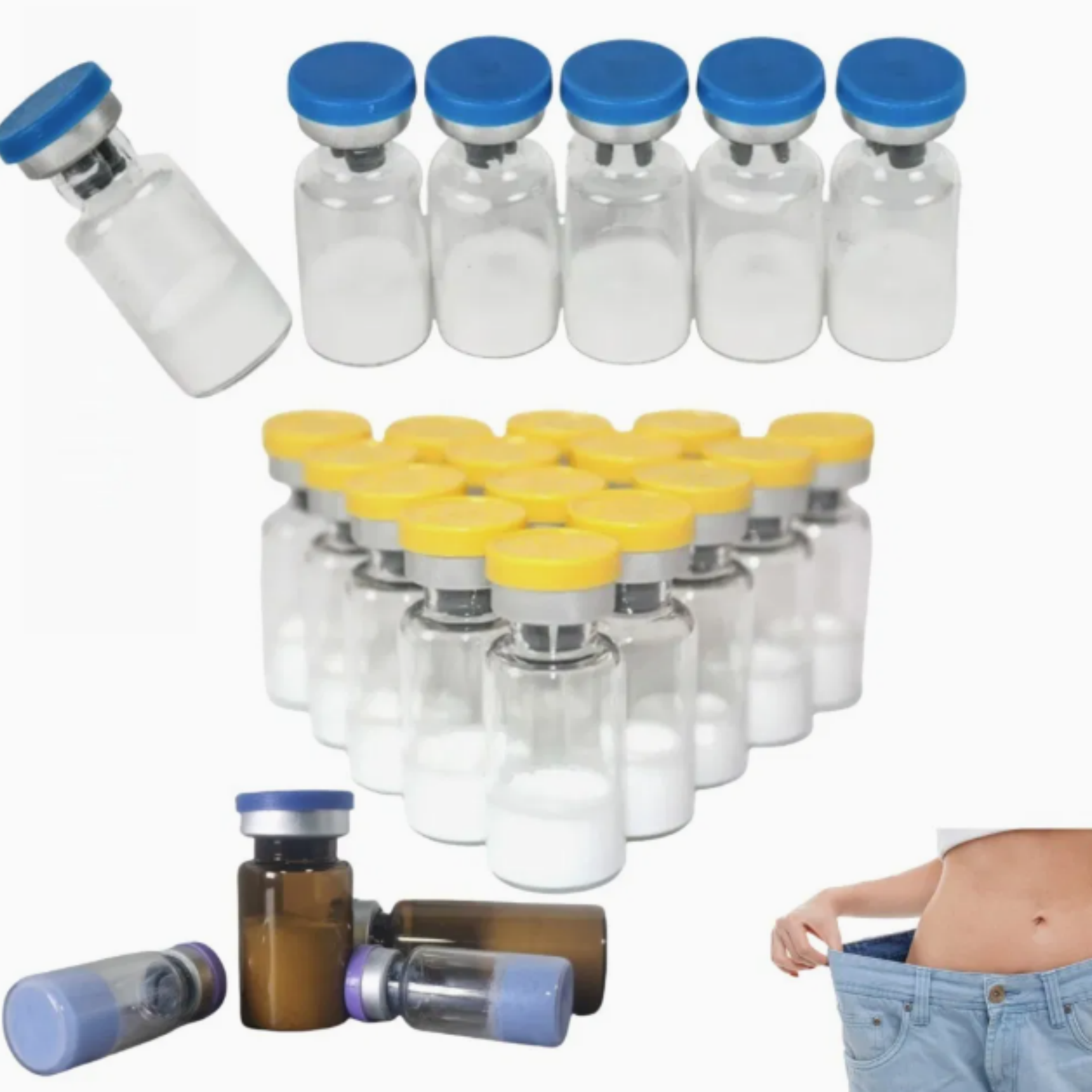 GHK-Cu liofilizado pó 99% pureza reparação cobre Peptide para cuidados com a pele