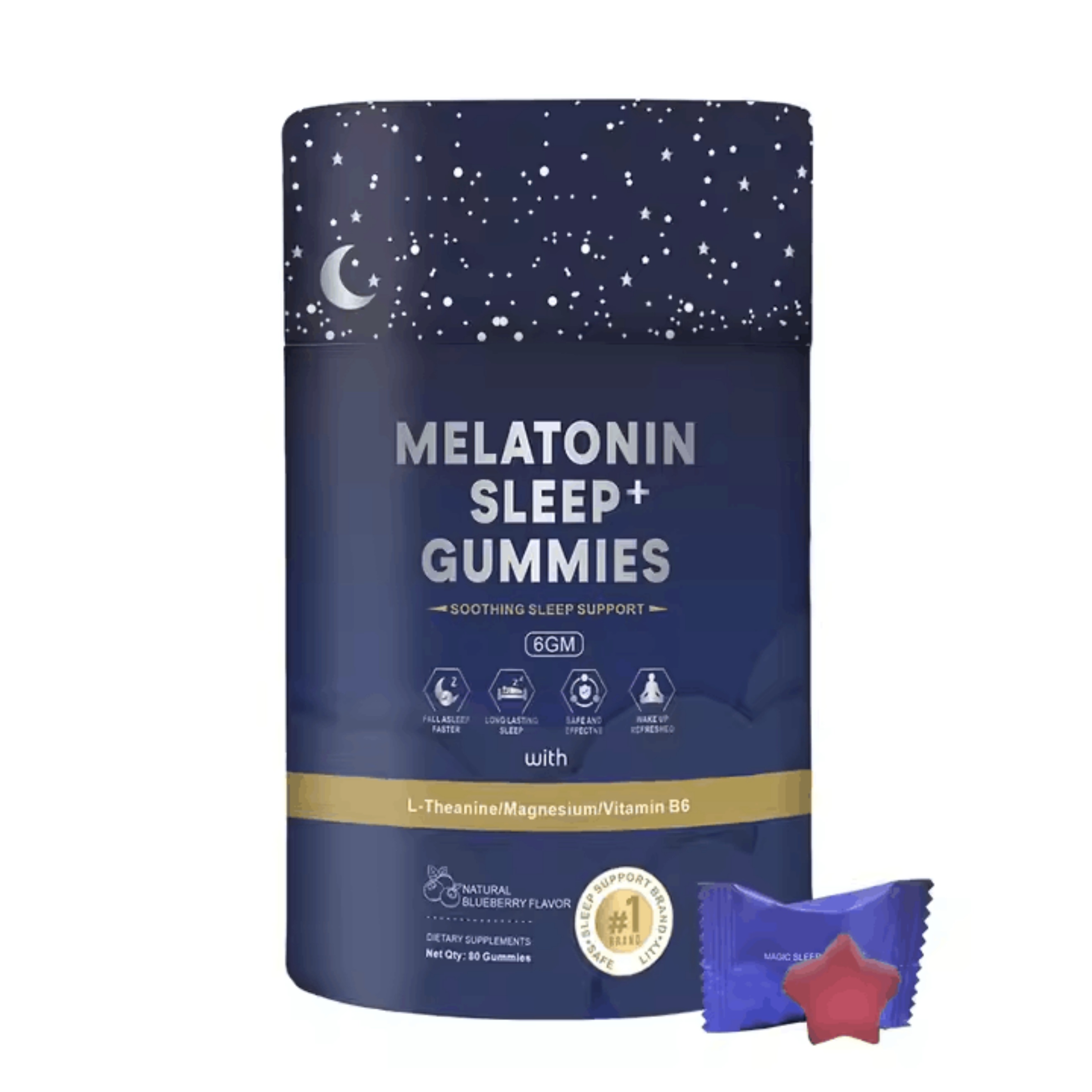 OEM Sleeping Supplement Melatonin Vitamin B6 Gaba Dietary Supplement Fall Asleep Fast